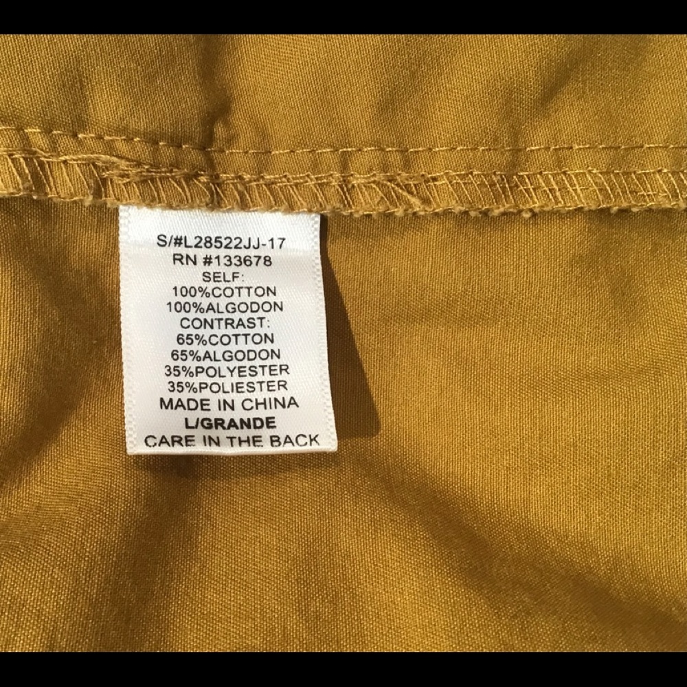 2SABLE MILITARY ANORAK MUSTARD HOODIE JACKET LG - Picture 14 of 15